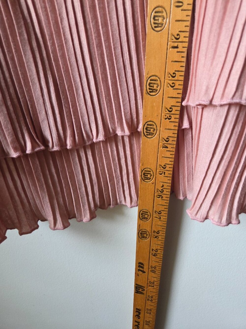 NWT EXPRESS BLUSH PINK ACCORDION / PLEATED TANK TOP SIZE L - Picture 10 of 10